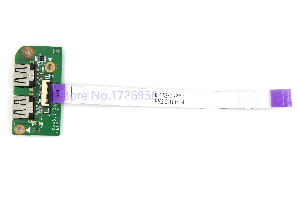 Для Toshiba для Satellite L650 L650D L655 L655D L750 L755 L750D серии двойной Usb порт плата DA0BL6TB6E0