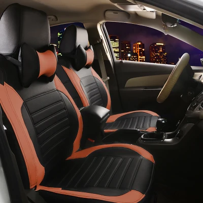 Кожаные чехлы на автомобильные сиденья для MITSUBISHI lancer V3/5/6 Pajero Sport Outlander V73/77 Grandis EVO IX