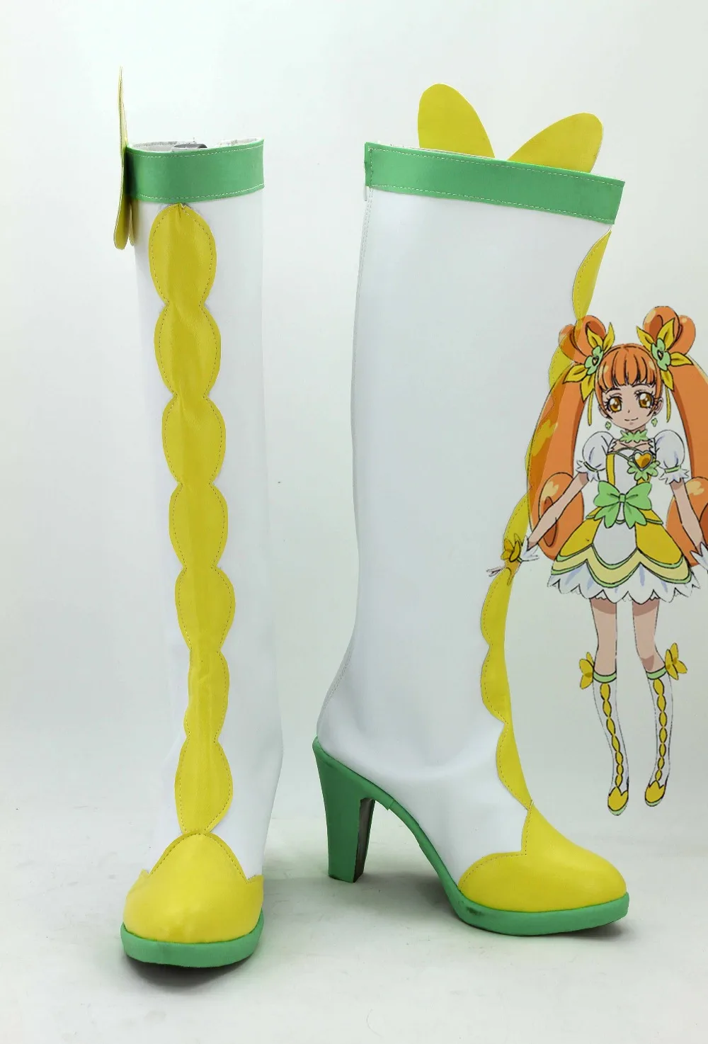 Pretty Cure CureRosetta Twinkle World Tsuba Arisu Rosetta обувь для костюмированной вечеринки женские
