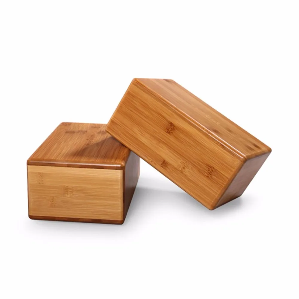 1 шт. новинка Натуральный Бамбуковый блок для йоги высокой плотности кирпичи дома