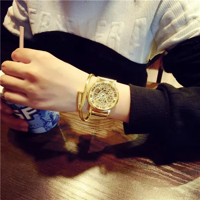 Meibo fashion brand hollow out clock casual women bracelet quartz watch relogio feminino | Наручные часы