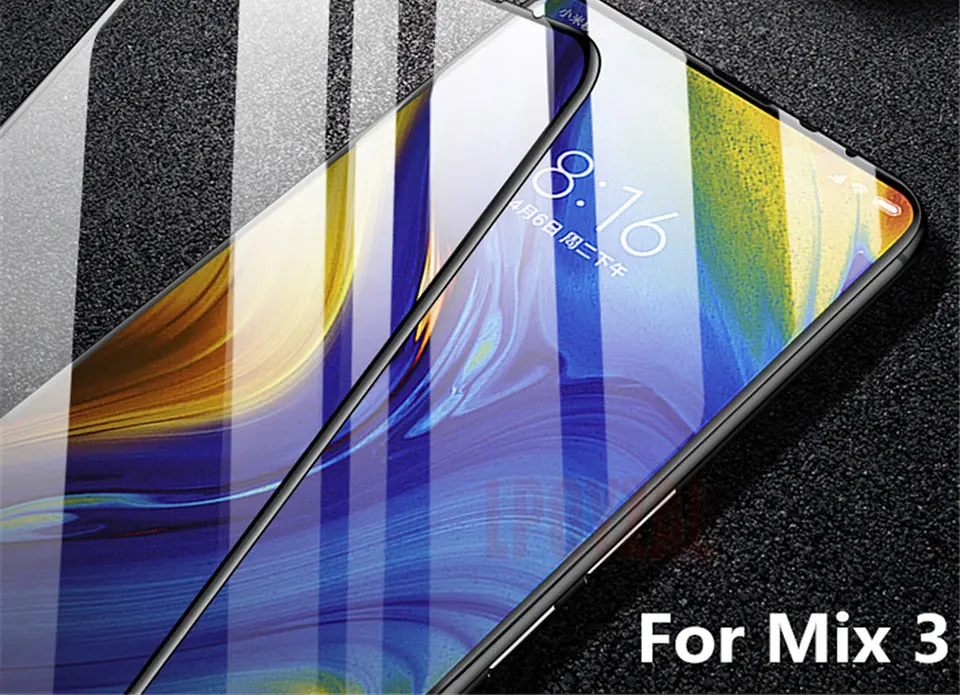 LPOYZAL 3D закаленное стекло для xiaomi mi x 2 mi x 2S mi x 3 9H Защитная пленка для xiaomi mi A1 A2 Lite Max 2 Max 3
