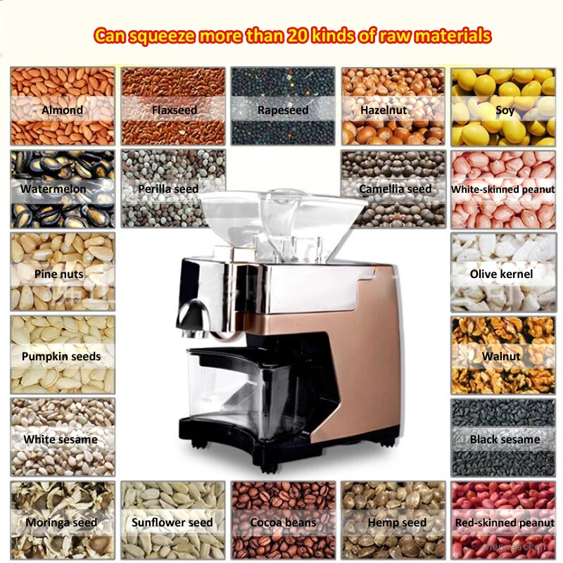 Мини пресс для арахисового масла домашнего использования экстрактор горячего и