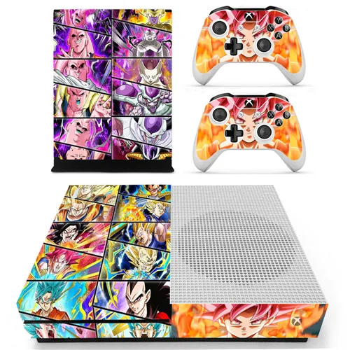 YS-xboxoneS-2140 Dragon Ball Z Super Son Goku наклейка на кожу для Xbox One S консоль и контроллеры для Xbox One тонкая кожа стикер s винил - Цвет: YS-xboxoneS-2140