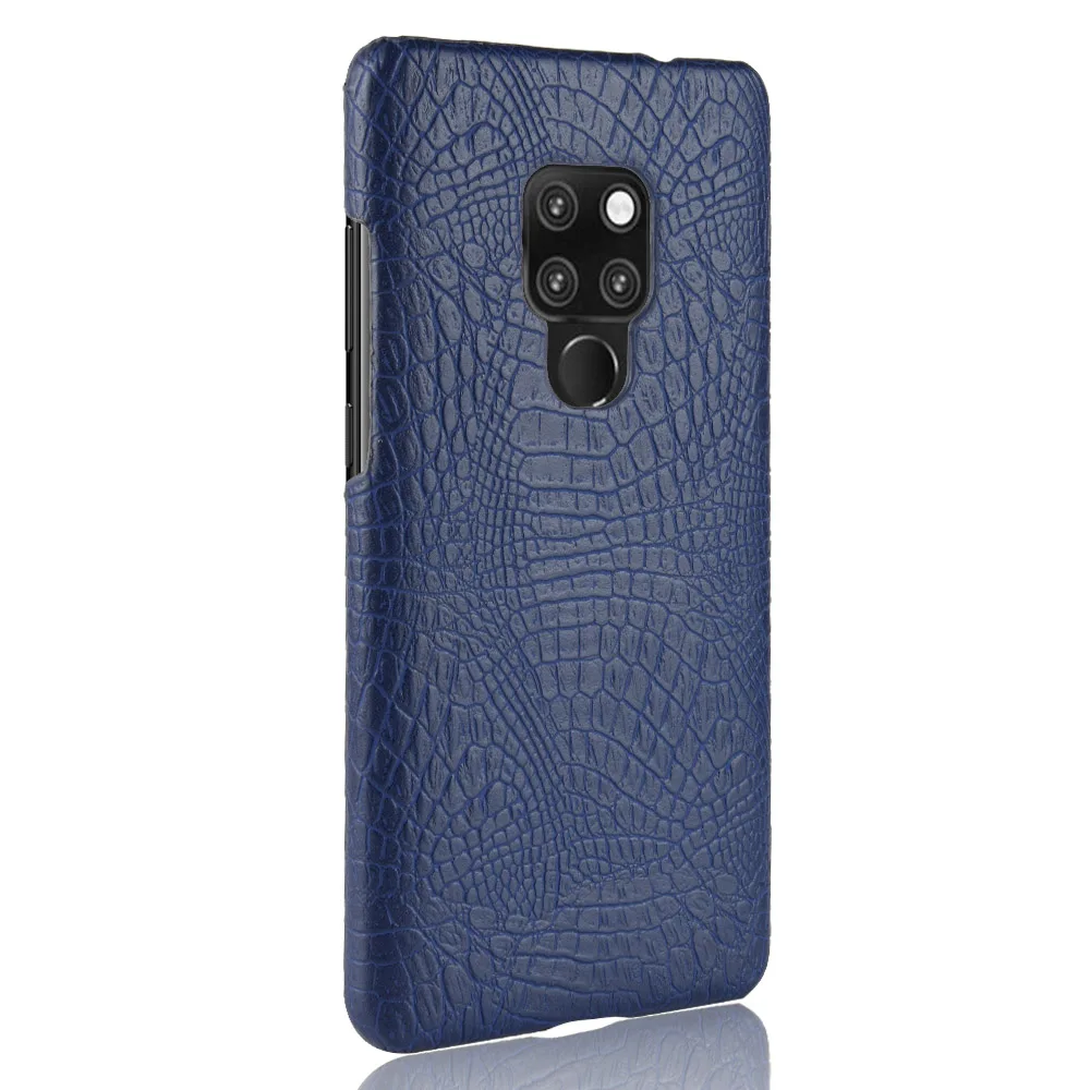 Жесткий чехол из искусственной кожи с текстурой крокодиловой кожи для huawei mate 20X20 pro 20lite 2 9lite pro 8 10lite mate SE 9 mate 7 mini