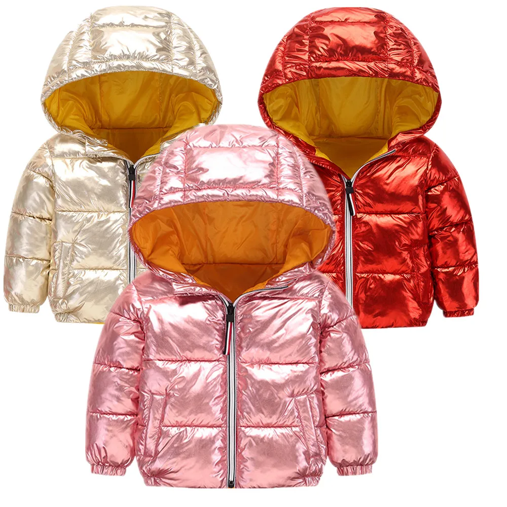 2019 г. Детские куртки с хлопковой подкладкой для девочек воздухопроницаемая
