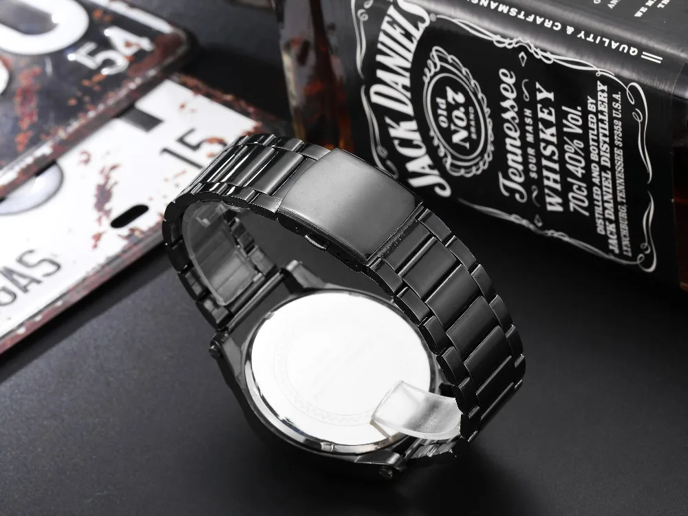 Роскошные мужские часы с черепом, стимпанк reloj hombre, гравировка, нержавеющая сталь, кварцевые мужские Креативные мужские наручные часы, Relogio Masculino