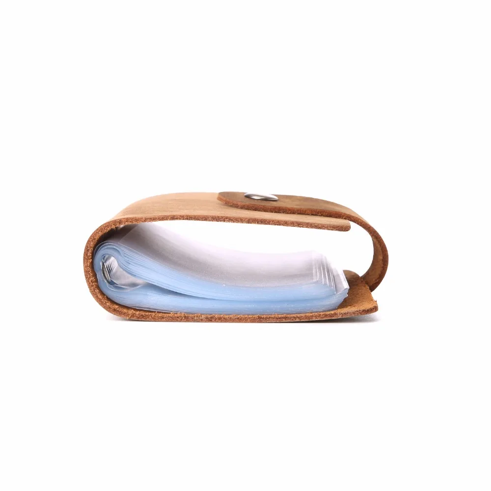 

16 Cards Holder For Men Genuine Leather Credit Card Holder Vintage Men Purses Wallets Card Cases Male Card Bags