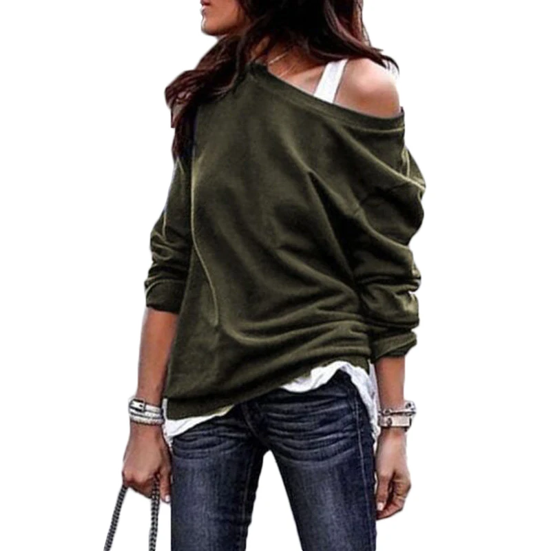 Женская офисная блузка с длинным рукавом Повседневная Свободная рубашка