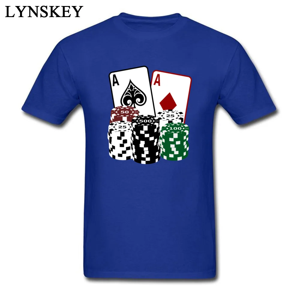 Футболка мужская хлопковая с принтом игральных карт и чипов|designer tshirt|cotton tshirtmen