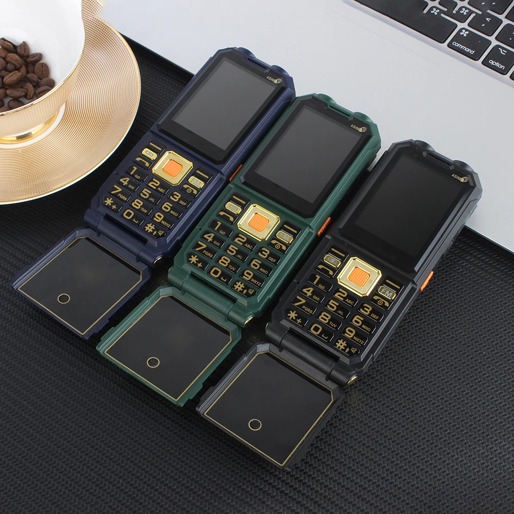 XP9000 4 sim-карты GSM телефон двойной фонарик FM длительное время ожидания power Bank Прочный наружный телефон ударопрочный большой голосовой мобильный телефон