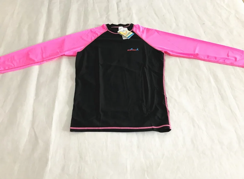 Для мужчин женщин одна деталь Рашгард рубашка купальник с длинным рукавом Surf