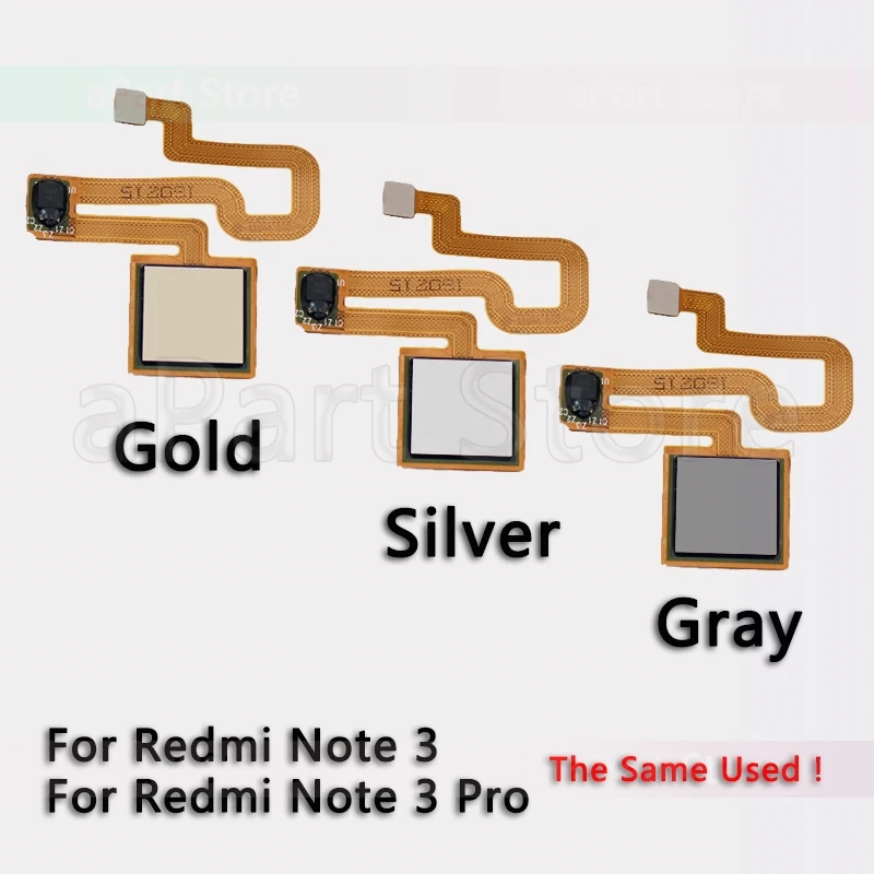 Для Xiaomi Redmi Note 3 3s Pro Оригинальная Кнопка возврата домой датчик отпечатков пальцев