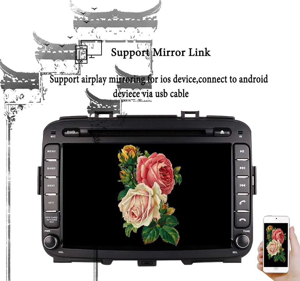 Android 9 0 4G + 64G Автомобильный Радио Мультимедийный видео плеер навигация GPS