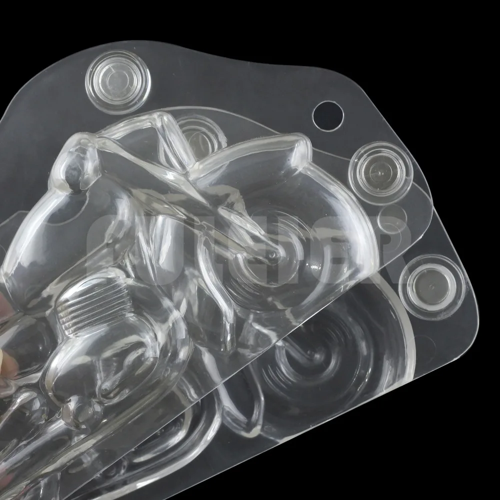 3D форма для шоколада в форме мотоцикла из поликарбоната искусственная