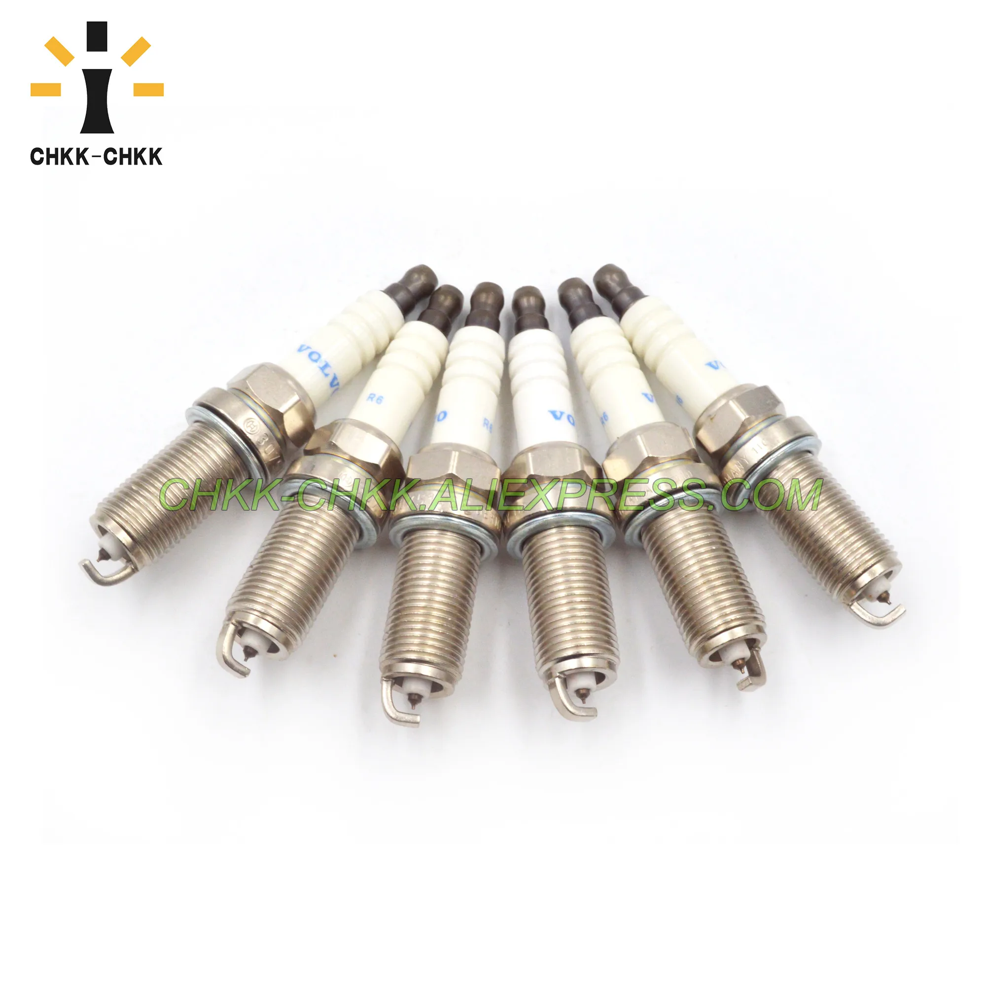 6 шт CHKK иридия POWER Свеча зажигания 30751805 для Volvo S80 V70 XC60 XC70 3.0L I6|Свечи и запальные