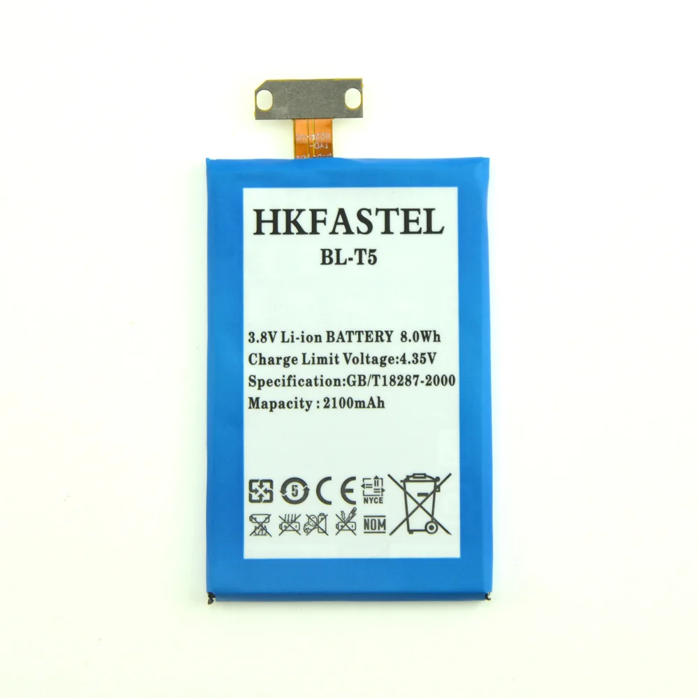 HKFASTEL Новый BL-T5 T5 литий-ионный аккумулятор для мобильного телефона Батарея LG Nexus 4