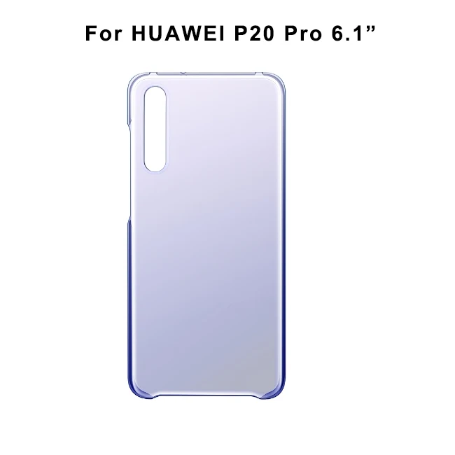 For Huawei P20 Pro Официальный huawei P20 P20 Pro Жесткий ПК чехол прозрачный чехол задняя крышка оболочка для huawei P20 P20pro - Цвет: For Huawei P20 Pro