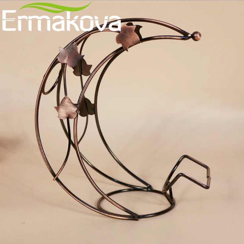 Винтажный винтажный Европейский держатель для винных бутылок ERMAKOVA бронзовый