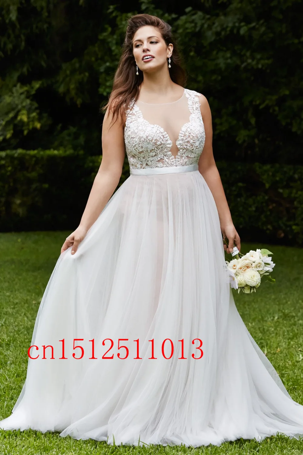 2016 Свадебные Платья Простой Платье Плюс Размер Свадебное Невесты Кружева vestido де