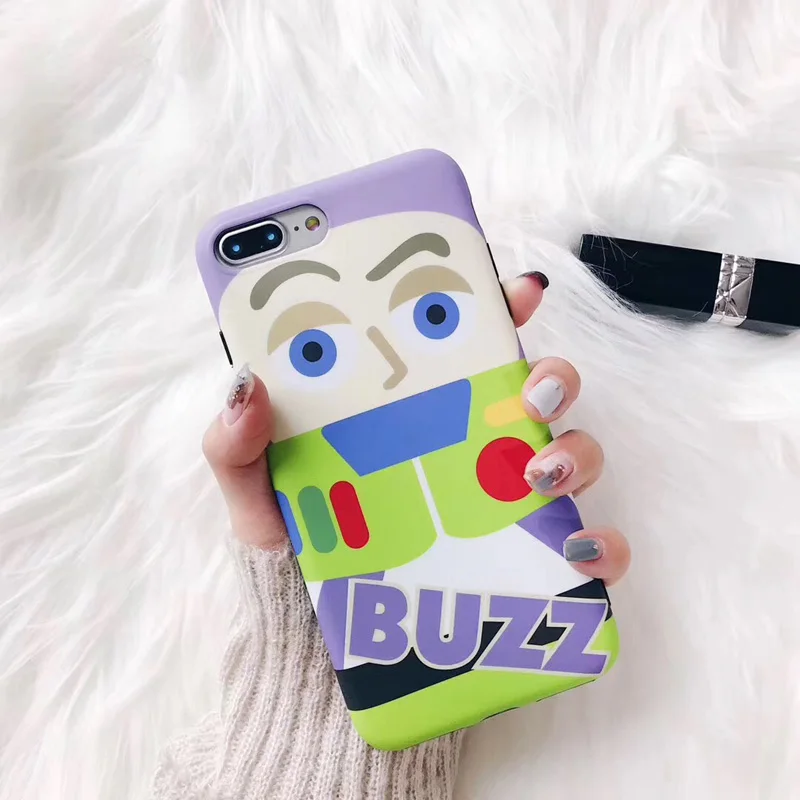 Для iPhone 7 Plus мультяшный чехол 3D История игрушек мультфильма Базз инопланетянин TPU