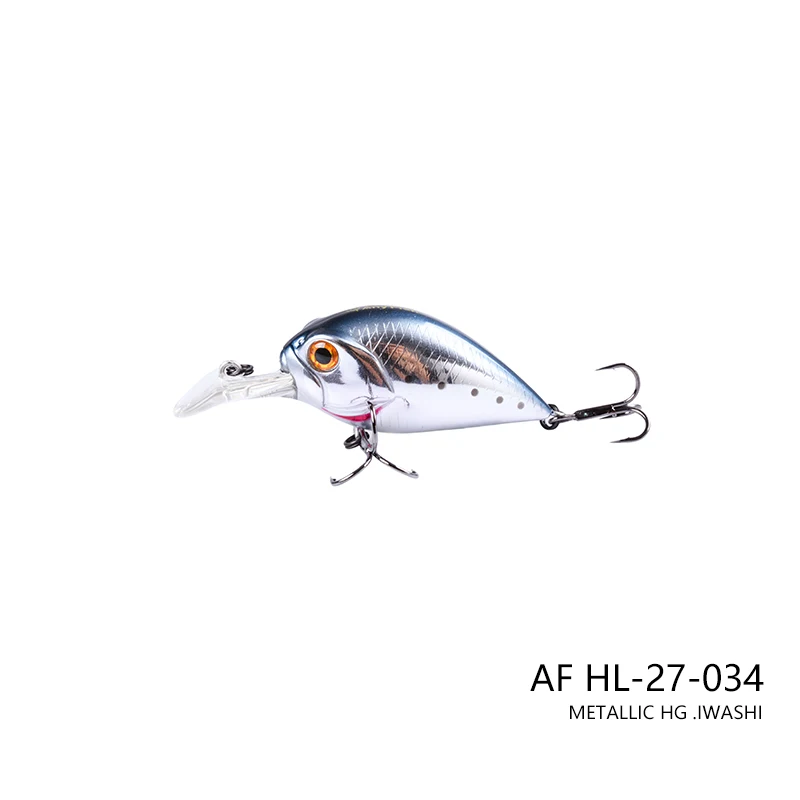 ANYFISH CRANK BN 52MR рыболовные приманки жесткие мини Гольян кренкбейты маленькие кренкбейты приманки оседающая на дно приманка 5,2 см 9 г воблеры с крючками - Цвет: AF HL-27-034