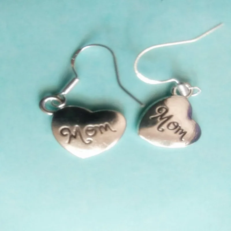 Лучшая леди дешевая государственная Мужская талисман в виде сердца мама 925