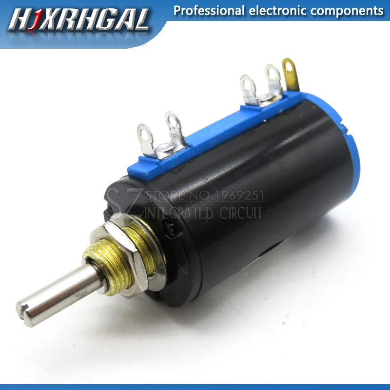 1PCS WXD3-13 WXD3-13-2W 103 Shaft Dia 10K Ohm Rotary side Multiturn Potentiometer3333 | Электронные компоненты и