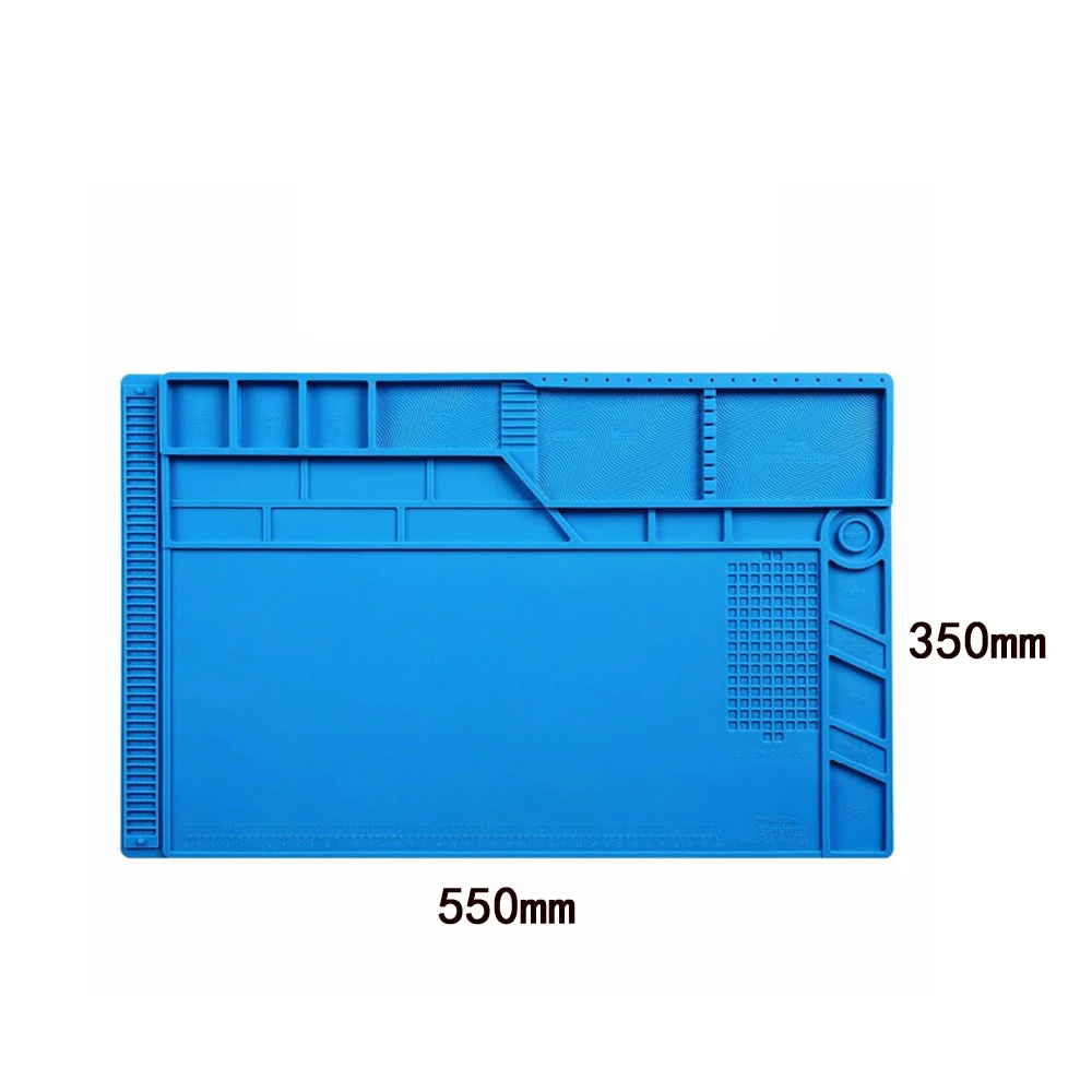 Kaisi S 180 55x35 см Теплоизоляционный силиконовый паяльник Настольный коврик с