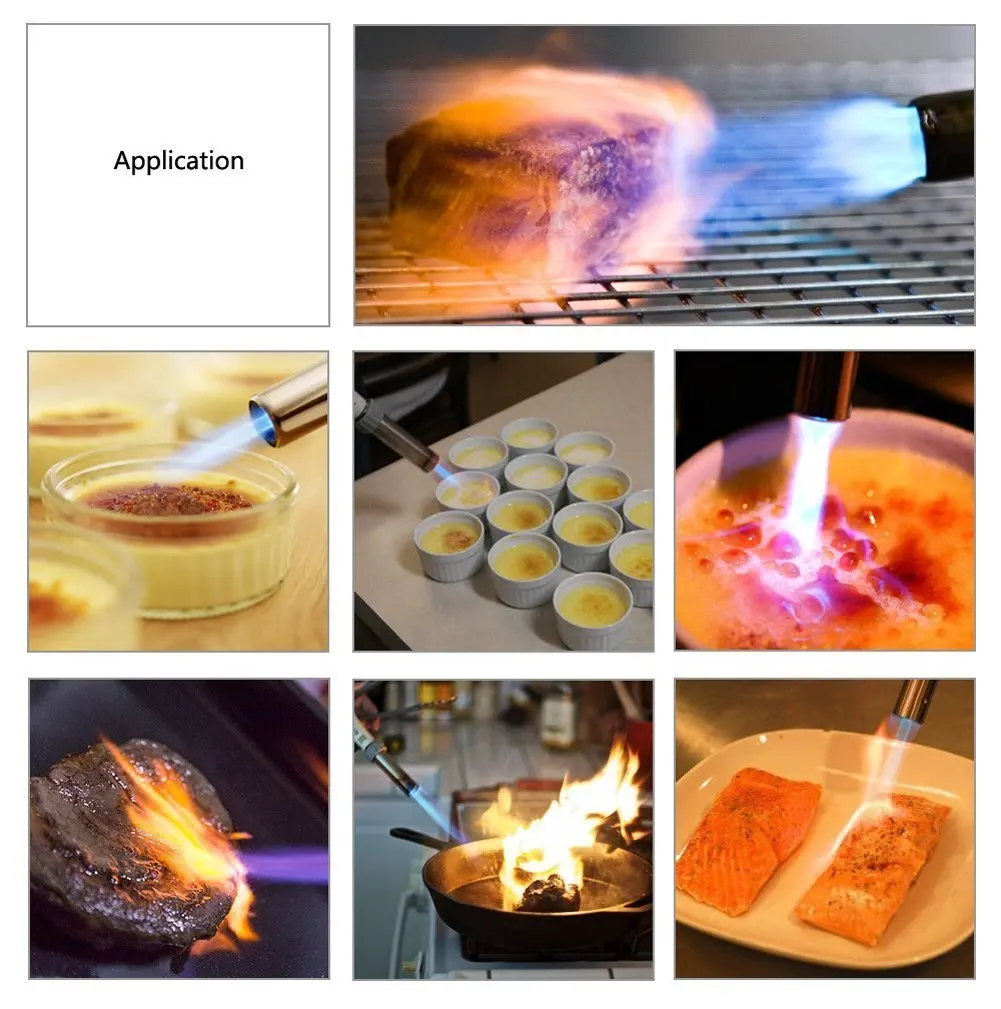Пламя пистолет сварки газовая зажигалка нагрева Lgnition бутан Портативный кемпинга