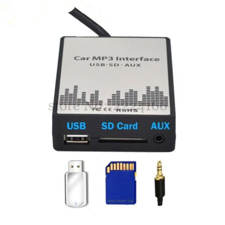 SITAILE USB SD AUX автомобильный MP3 музыкальный плеер адаптер для Volvo hu-серия C70 S40/60/80 V70 XC70 Интерфейс простой Установка