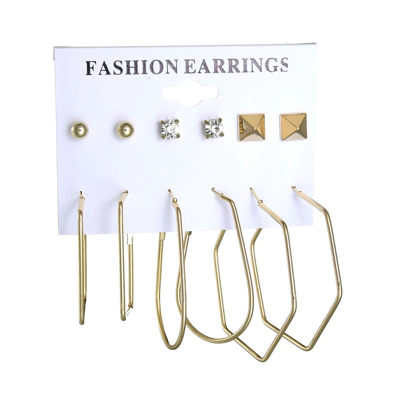 MissCyCy Новинка 2017 года с искусственным жемчугом квадратные серьги со стразами в