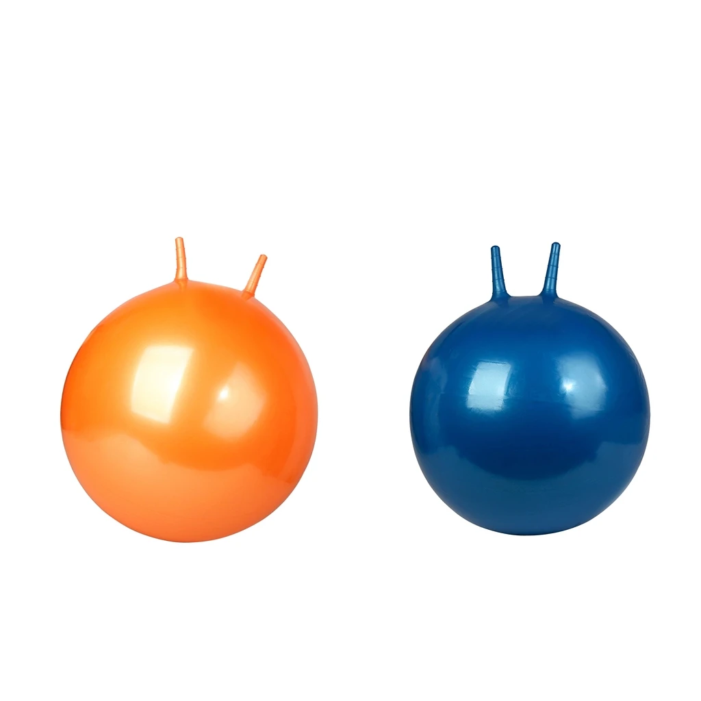 

2 Pieces 45cm PVC Inflatable Space Hopper Ball Jumping Bounce Ball Kids/Adults Outdoor Fun Party Toys