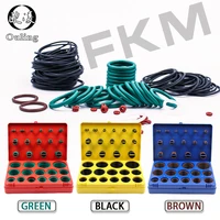 390pc fluorine rubber ring green fkm orings kit 30sizes o ring seal rubber washer gasket o ring set assortment set kit box