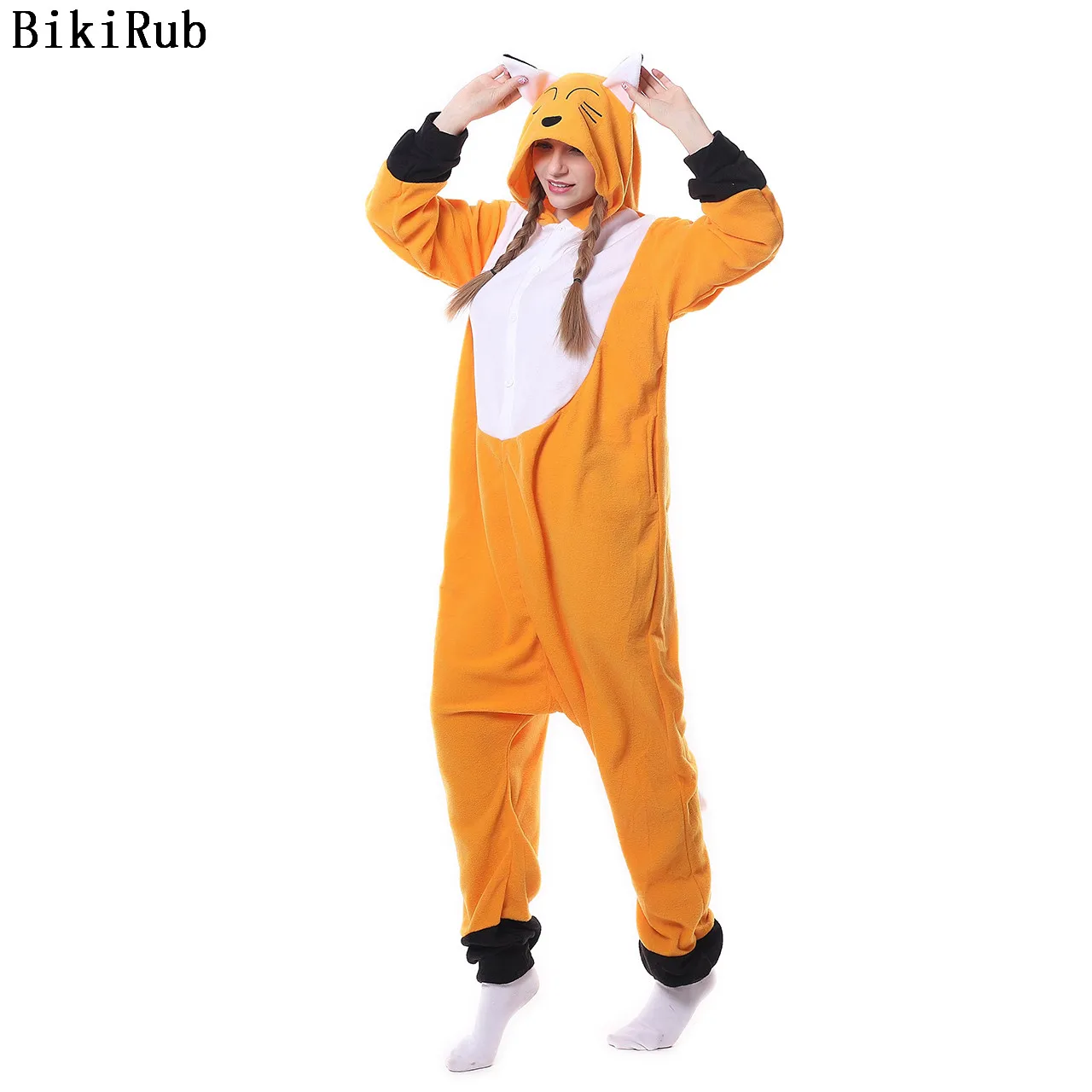Пижама с капюшоном кигуруми все в одном пижама животными костюмы для косплея