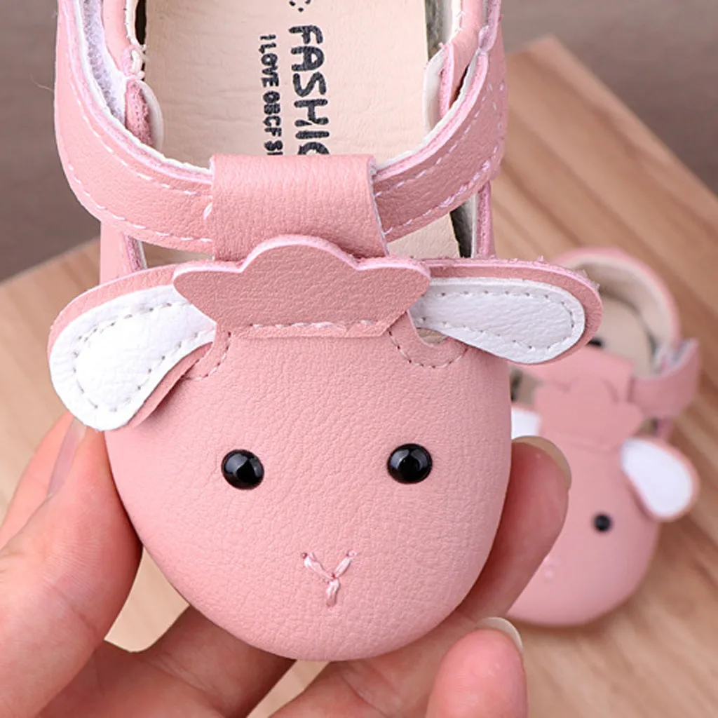 SAGACE/кожаная обувь для новорожденных девочек с милым рисунком Обувь ходьбы
