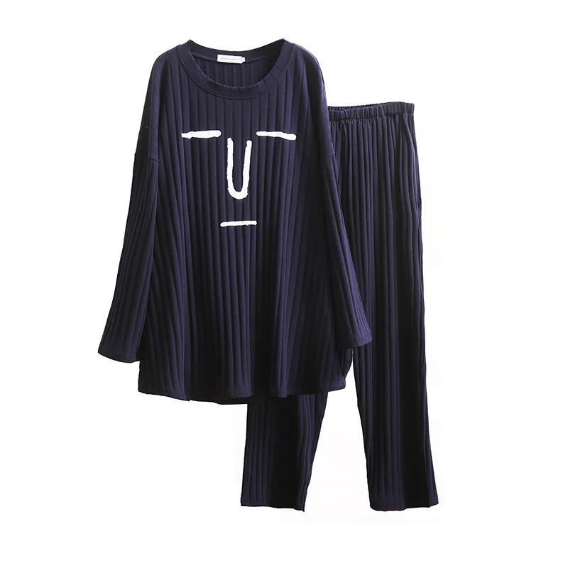 Пижама хлопковая для беременных женщин на весну и осень 60 150 кг|Комплекты пижам| |