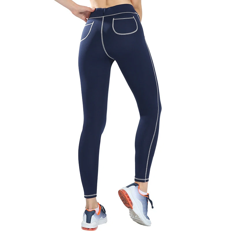 Плюс Размер пуш-ап леггинсы сексуальные женские брюки с высокой талией тонкая