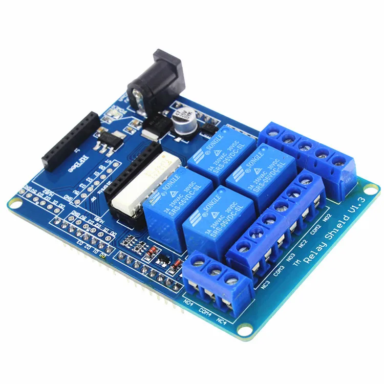 4 канальный 5 В релейный модуль Плата расширения Релейный Щит V1.3 совместимый для
