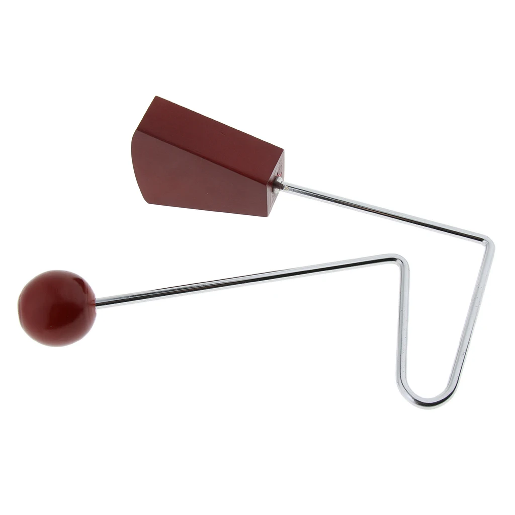 Wooden Vibraslap Hand Percussion for Children Kids Musical Toy Gift Sound Can be Varied Simply by Rotating the Chamber |