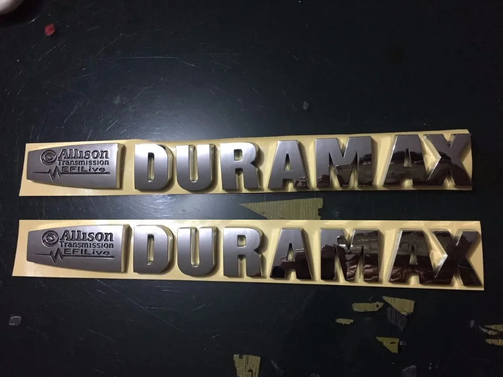 2 новые пары хром дизель Duramax Allison EFI Live LML Style 2500HD 3500HD значки|badge|badge badges |