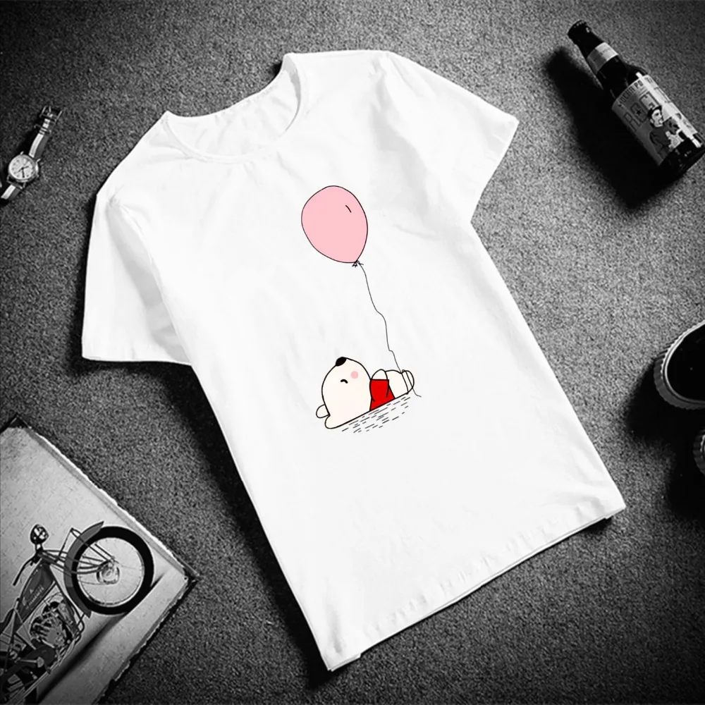 Kawaii модная футболка унисекс с коротким рукавом Ulzzang Harajuku эстетичный мультяшный