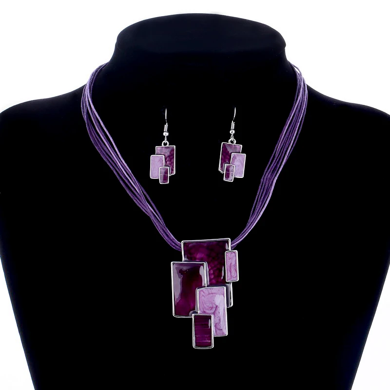 Набор сережек с подвеской в индийском стиле новые дизайнерские геометрические