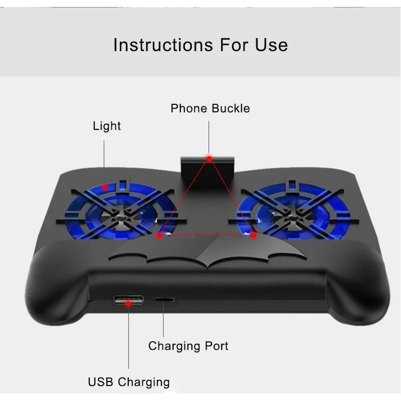 Геймпад power Bank ручка управления кулер для телефона Usb Контролер телефон подставка управление e игровой телефон для iOS Android смартфон