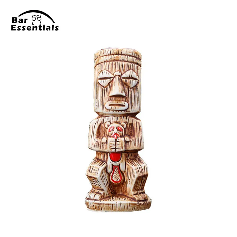 450 мл Hawaii Tiki кружки, Коктейльная чашка, пивная кружка для напитков, кружка для вина, керамическая Пасхальная кружка Tiki, барная кружка, инструмент
