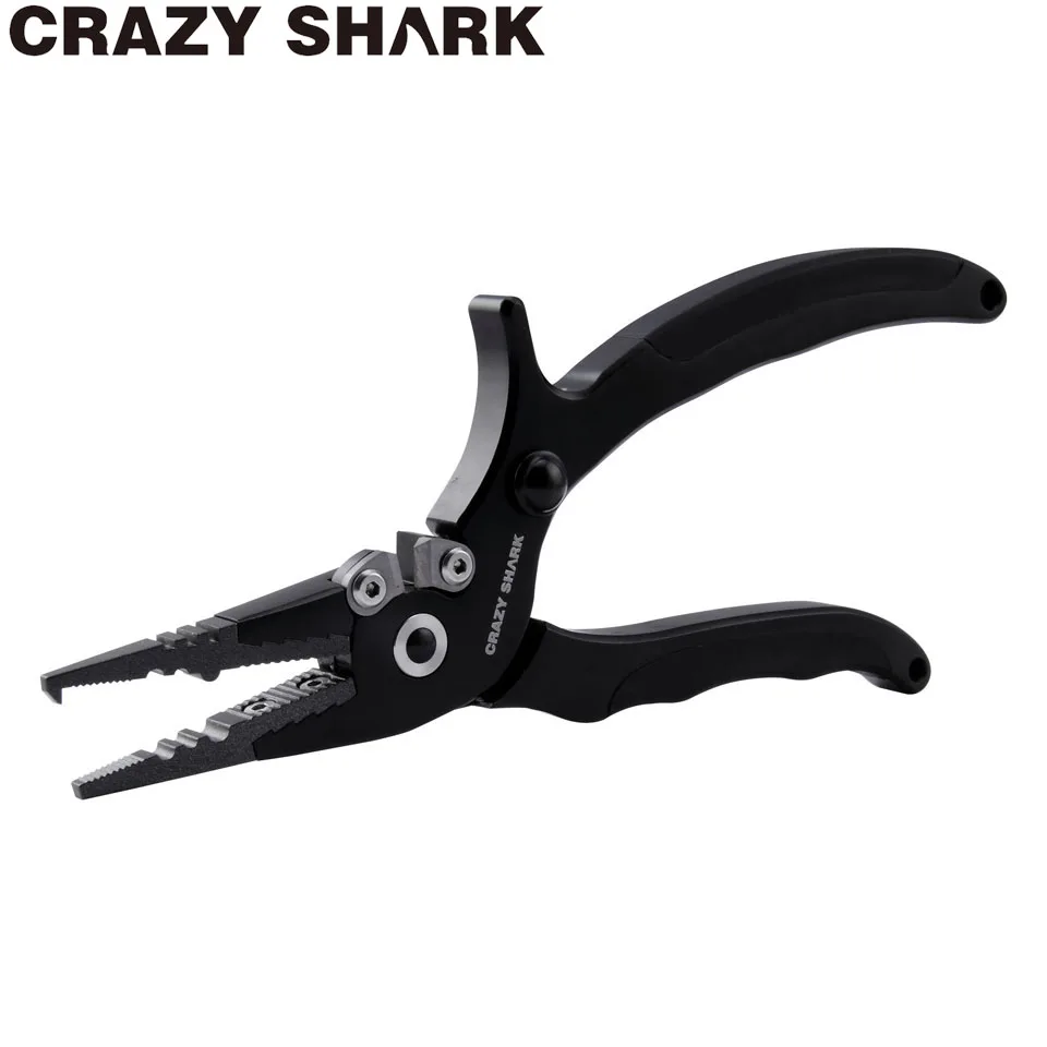 CrazyShark алюминиевые рыболовные клещи Разделение резаки рыбацкие ножницы