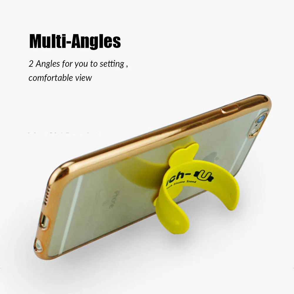 Universal Silicone Phone Holder Stand - Pack of 10, Portable Mini Touch U for iPhone 6 5s 7, Samsung, Tablets, PC image 3