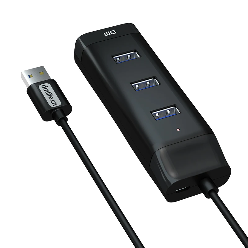 Новый высокоскоростной 4 портовый USB концентратор 3 0 компактный адаптер для ПК