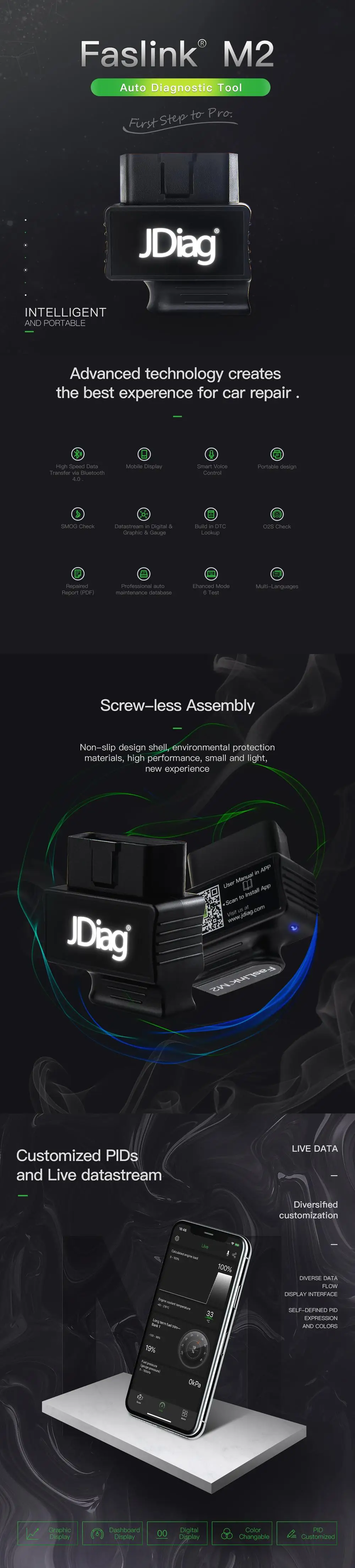 launch X431 EasyDiag 3,0 OBD2 OBDII диагностический инструмент Easydiag 3,0 для Android/iOS Сканер обновление онлайн