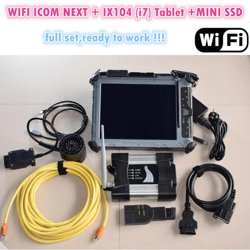 Новинка V2019.12 SSD WIFI icom next для BMW Диагностика автомобиля & программный сканер Bmw Icom